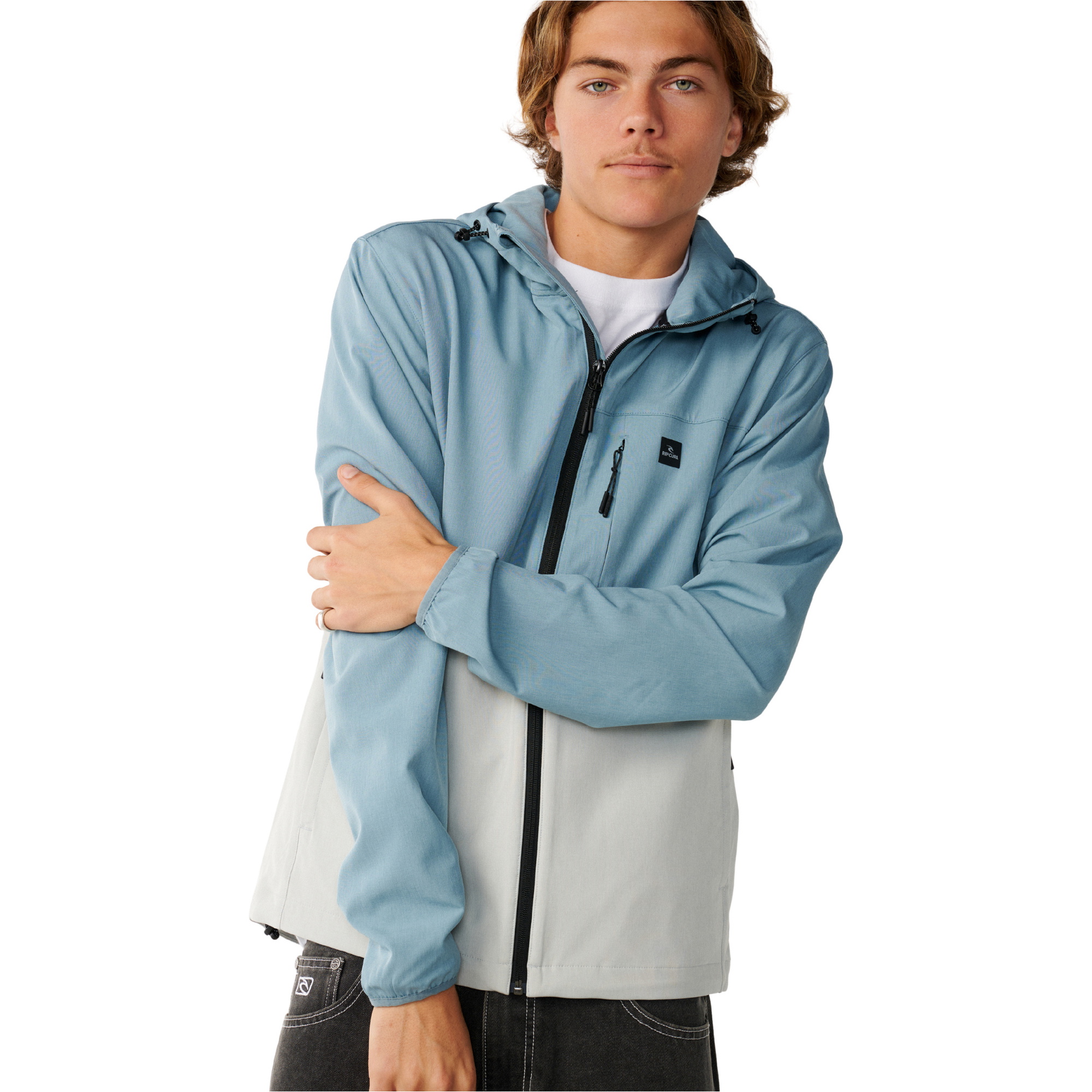 2026 Rip Curl Mens Elite Anti-Series Zip Thru CJKAX9 - Citadel Blue